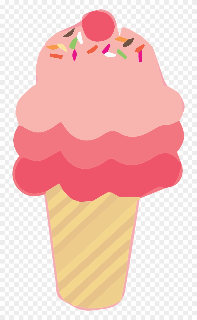 Cone Food Ice Cream Summer Png Image - ไอศกรีม Clipart #546606