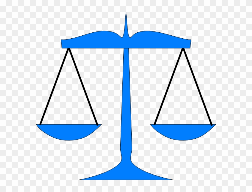 Scales Of Justice Clip Art #546651