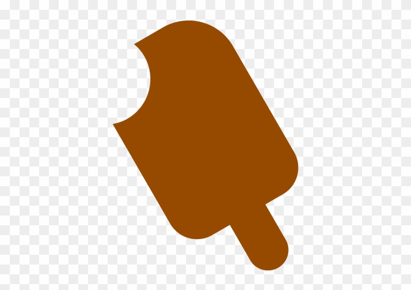 Brown Ice Cream Icon - Ice Cream Icon Black #546739