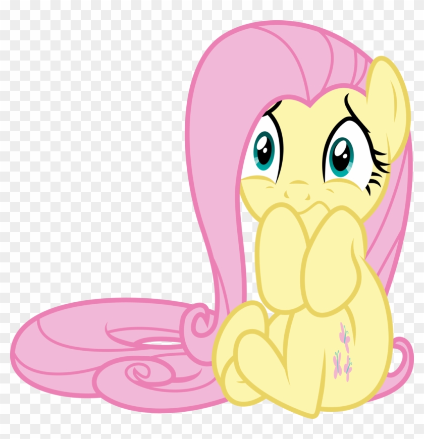 Fluttershy Rainbow Dash Pinkie Pie Pony Applejack - My Little Pony Fluttershy Scared #546844