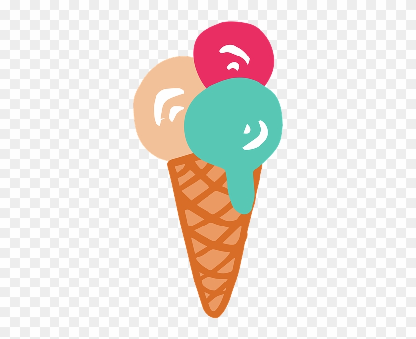 Ice Cream Cone Coloring Page 27, - Ice Cream Cone #546950