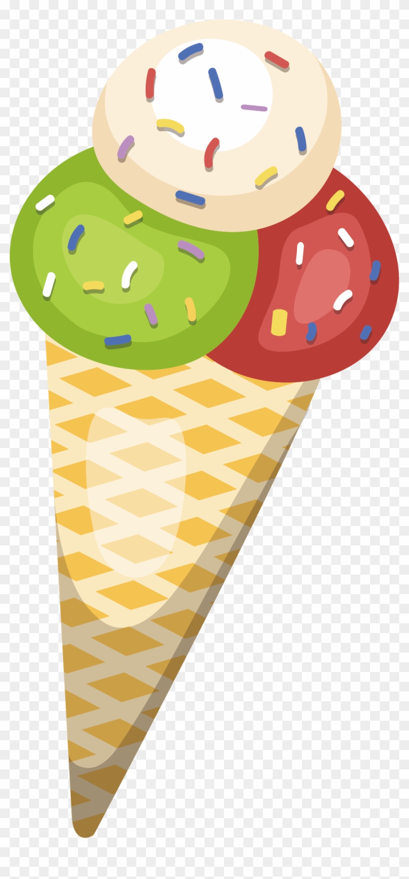 Ice Cream Cone Illustration - Ice Cream Cone Illustration #546982