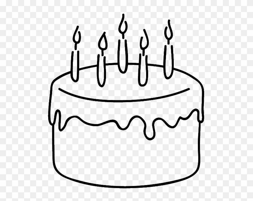 Birthday Cake Drawing Free Download Clip Art Free Clip - Easy Birthday Cake Drawing #546961