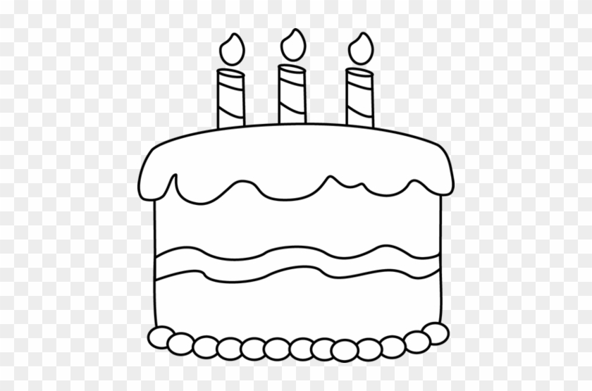 Brilliant Ideas Birthday Cake Clip Art Black And White - Brilliant Ideas Birthday Cake Clip Art Black And White #547006