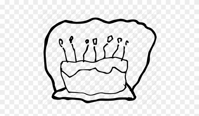 Cake, Cute Drawing, Doodle, Hand Drawing, Happy Birthday, - Drawing #547008