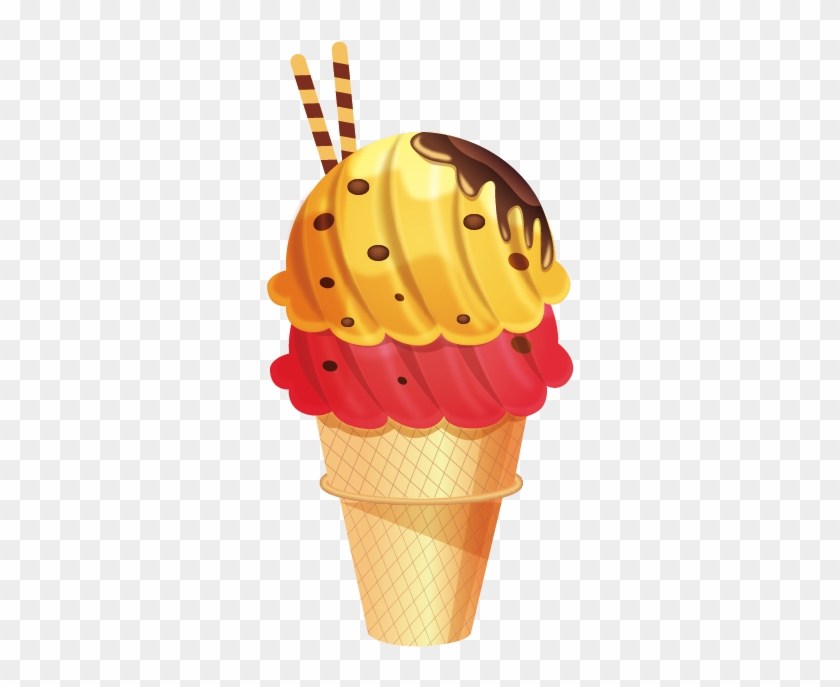 Ice Cream Cone Sundae Matcha - Ice Cream Cone Sundae Matcha #547040