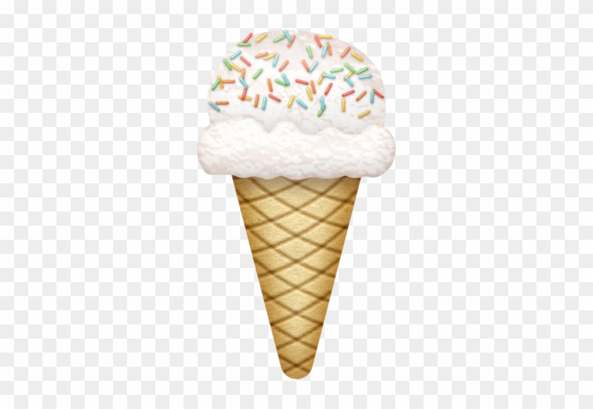 Ice Cream Cone With Sprinkles - Ice Cream Cone #547044