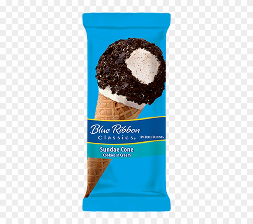 Cookies N Cream Sundae Cone - Blue Ribbon Classics Sundae Cone Cookies 'n Cream, #547056