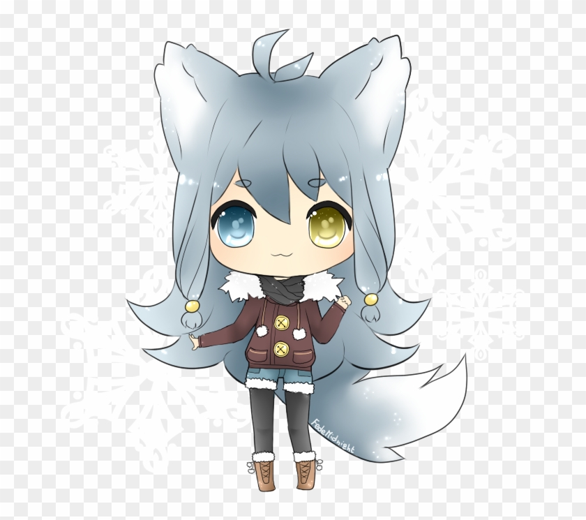 Kawaii Anime Wolf Girl Winter Anime winter anime phone HD phone wallpaper   Pxfuel