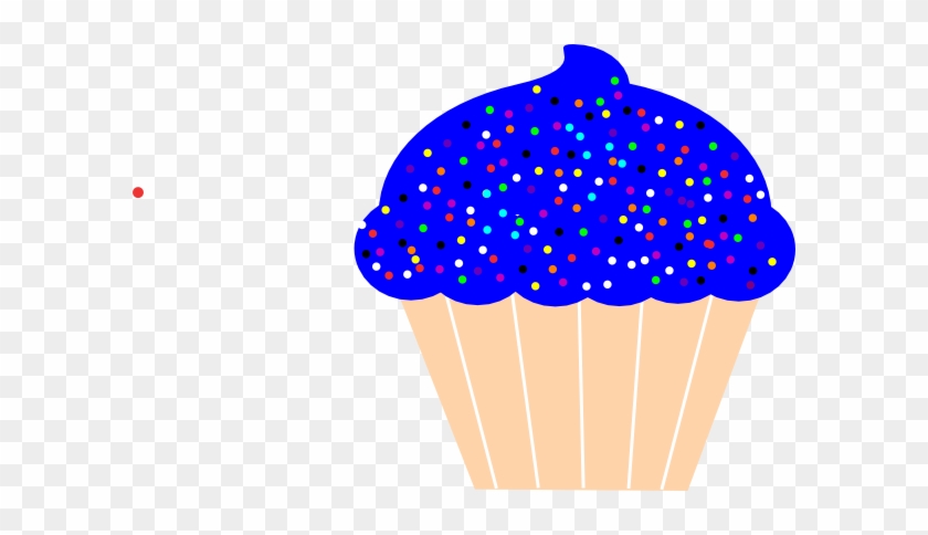 Cupcake Svg Clip Arts 600 X 404 Px - Cupcake With Spinkles Clipart #547141