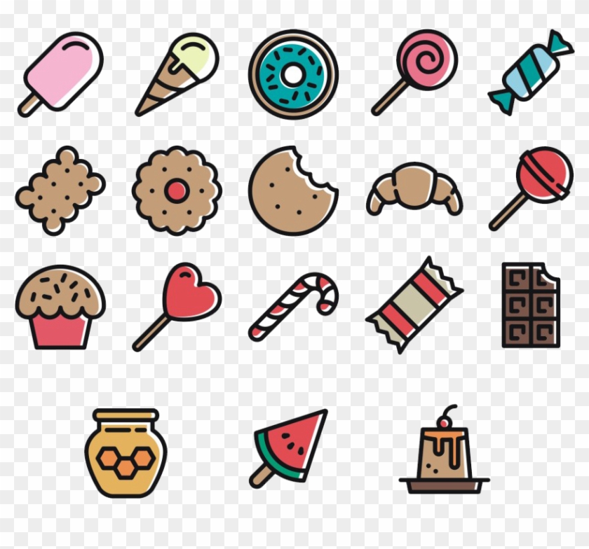 Ice Cream Candy Dessert Icon - Sweets Icon #547241