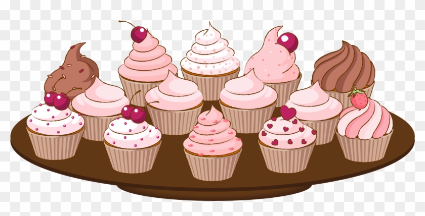 Cupcake Clipart Border - Bake Sale Clipart Png #547245