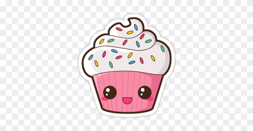Cupcake Sticker - Happy Cupcake #547306