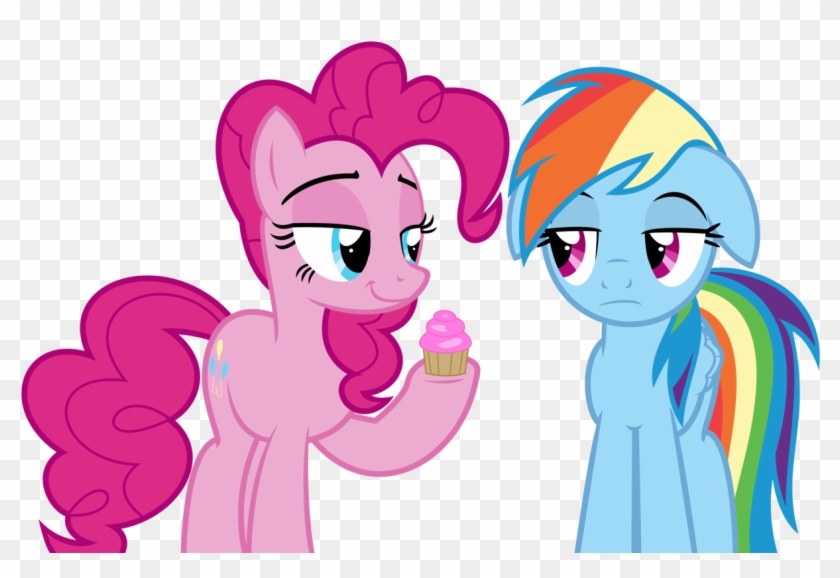 Kuren247, Cupcake, Duo, Floppy Ears, Food, - Pinkie Pie #547311