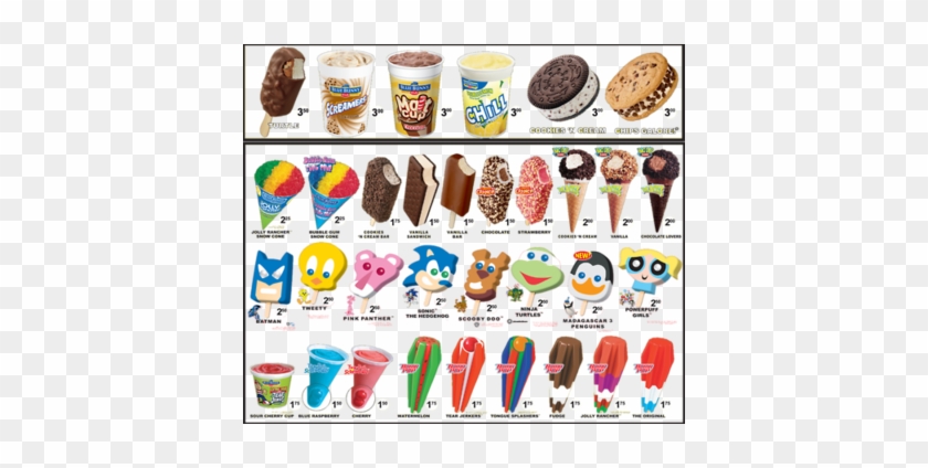 Ice Cream Truck Menu - Ice Cream Truck Treats #547314