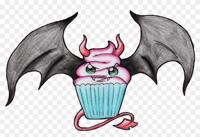 Kawaii Evil - Evil Cupcake Drawings #547322