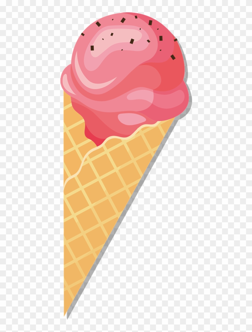 Waffle Cone Clipart Gelato - Ice Cream Vector Png #547346