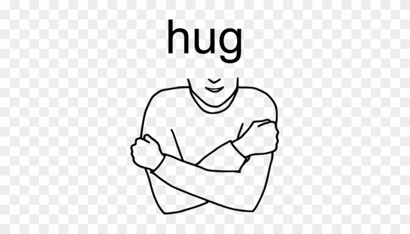 Give Yourself A Hug Clipart #547365