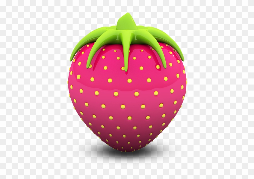 Strawberry Icon Png - Pink Strawberry Png #547387