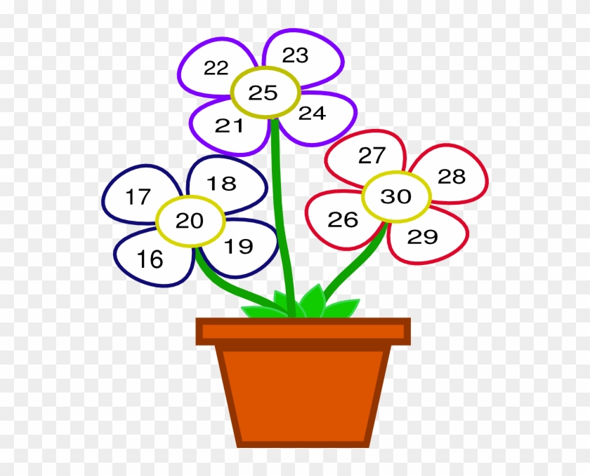 Flower Chart Clip Art - Number #547501