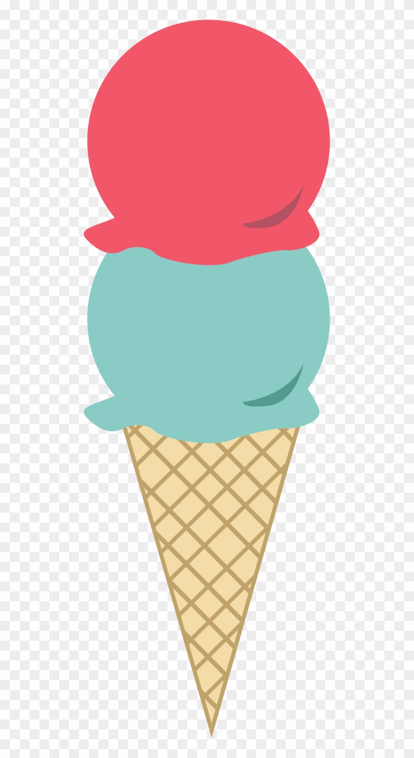 Ice Cream Cone Clipart Of Ice - Ice Cream Cone Vector Png #547519