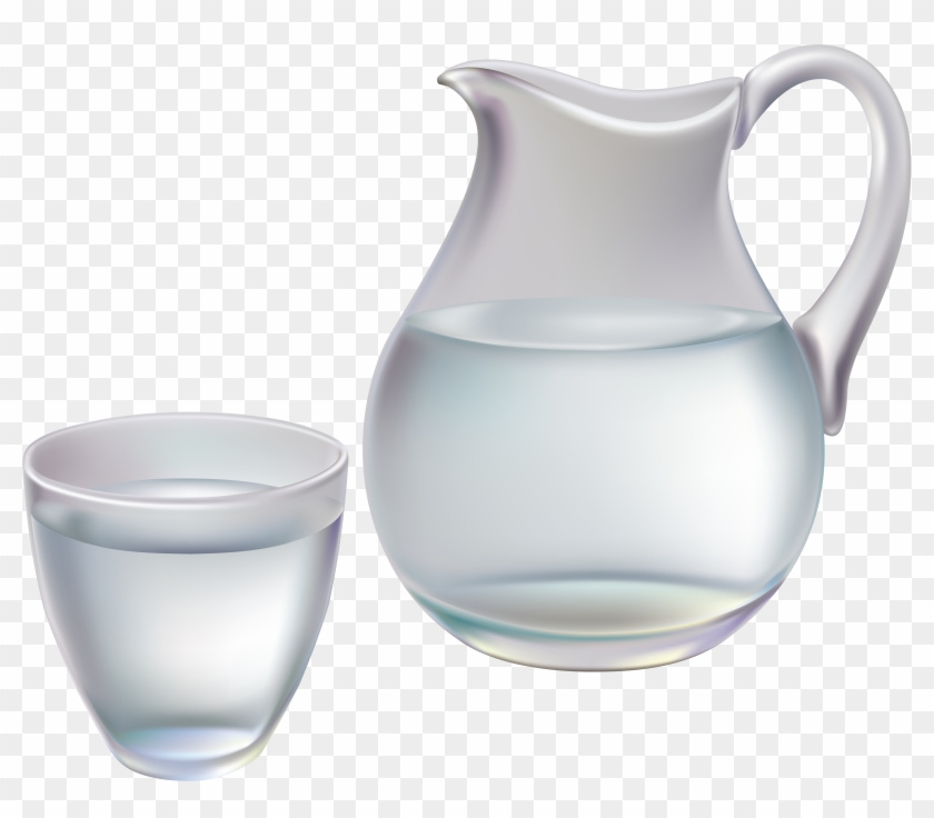 Pitcher Jug Glass Clip Art - Pitcher Jug Glass Clip Art #548053