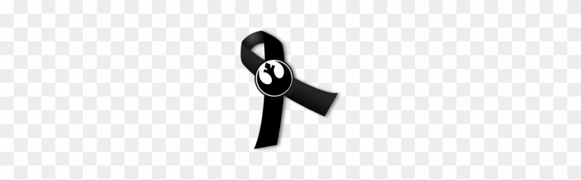 Mourning Ribbon For Carrie Fisher, Our Eternal Princess - Cross #547651