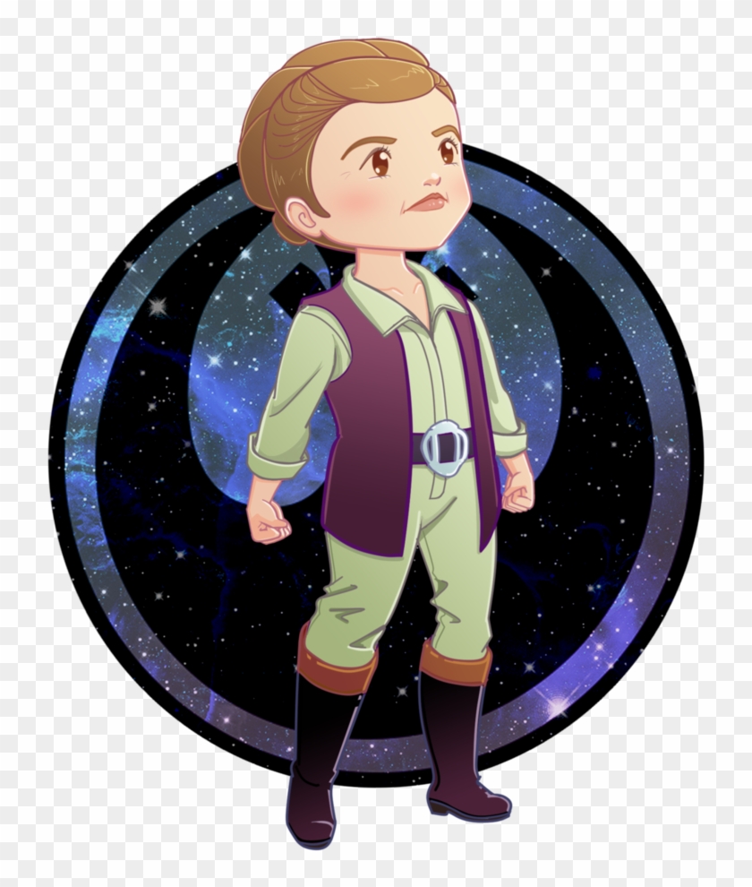 Sticker Of The Month- General Organa By Hollarity - Cartoon #547662