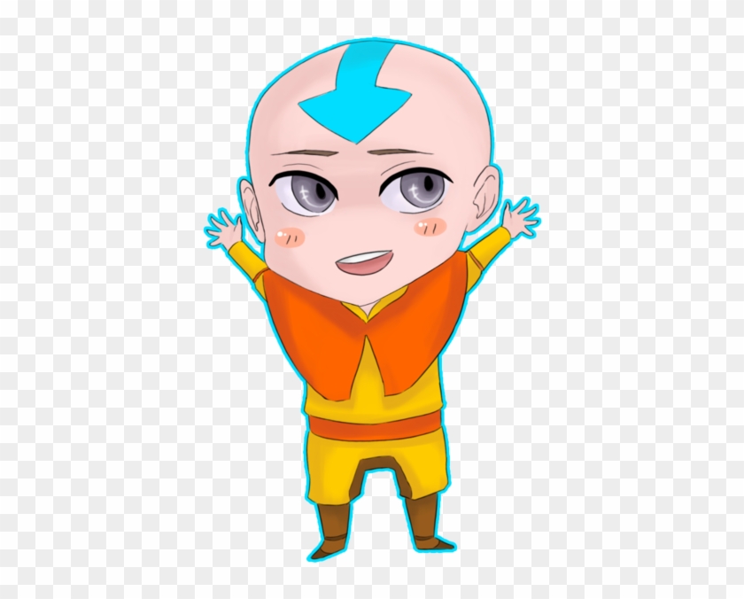 Chibi Avatar Aang By Pandepon - Chibi Aang Avatar Png #547712