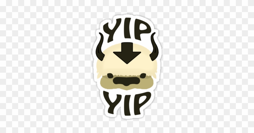 Yip Yip Appa Sticker By Nicwise Avatar The Last Airbender Yip Yip