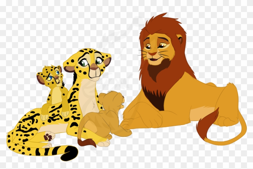 Tegan03 7 0 Kion's Family By Rethza - Lion King Fuli X Kion Cubs #547749