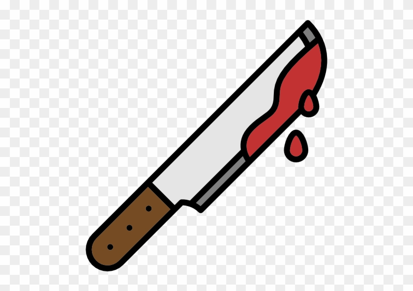 Add To Collection - Knife With Blood Clipart #547897