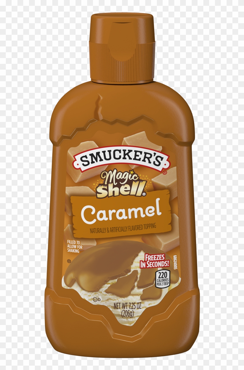 Caramel Sauce Clipart - Magic Shell Chocolate Fudge Topping #548017