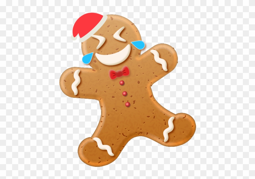 Christmas Gingerbread Emoji Messages Sticker-0 - Whatsapp #548174