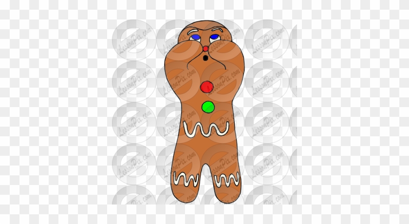Shy Gingerbread Man Picture - Gingerbread Man #548207