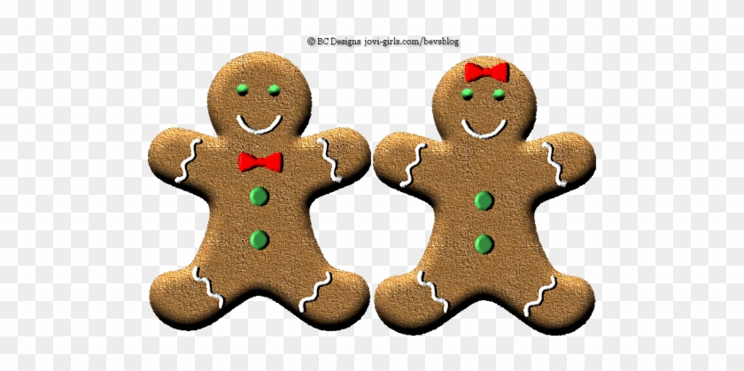 Gingerbread People Bc Designs - Gingerbread Girl And Boy #548220