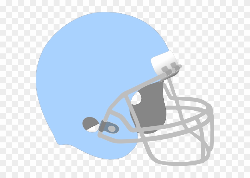 Light Blue Football Helmet Clip Art At Vector Clip - Baby Blue Football Helmet #548223