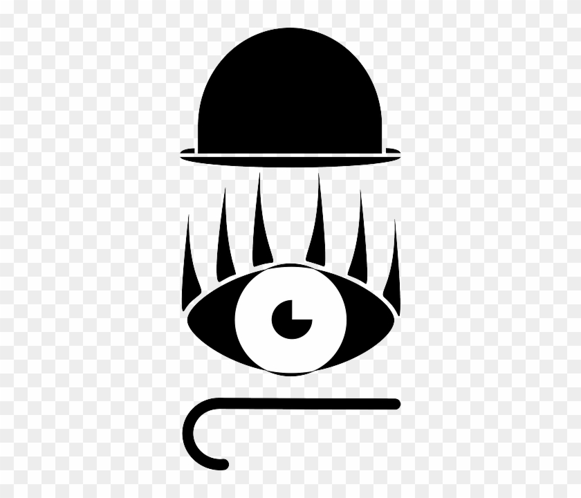Black, Stick, Silhouette, Clothing, Hat, Eyes - Eye Silhouette #548252