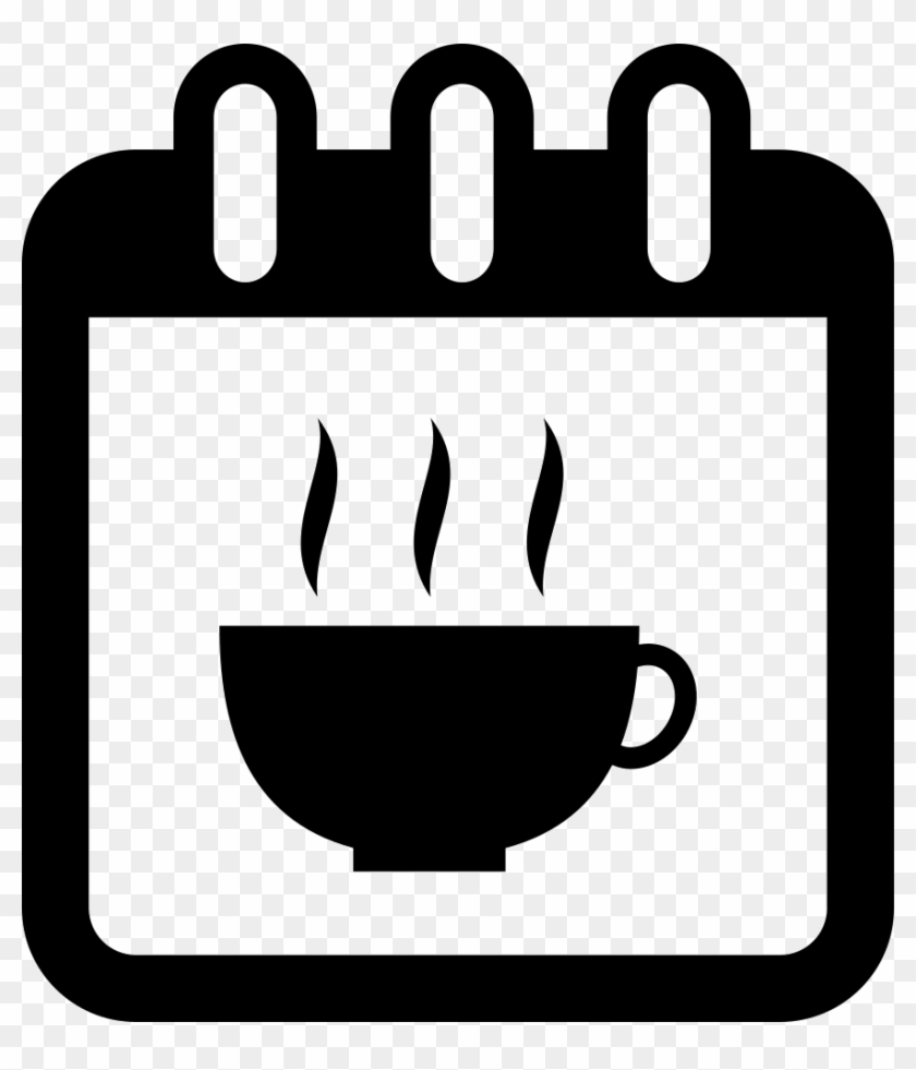 Coffee Date Day Reminder Calendar Page Comments - Icon Calendar 4 Png #548260