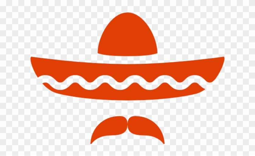 Moustache Clipart Sombrero - Sombrero Icon Png #548284
