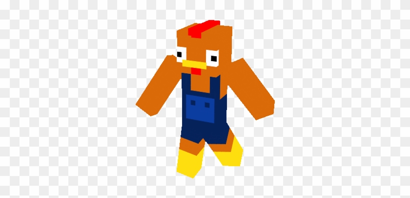 Minecraft Skins Cluck The Chicken By The Artist Of - Illustration #548517