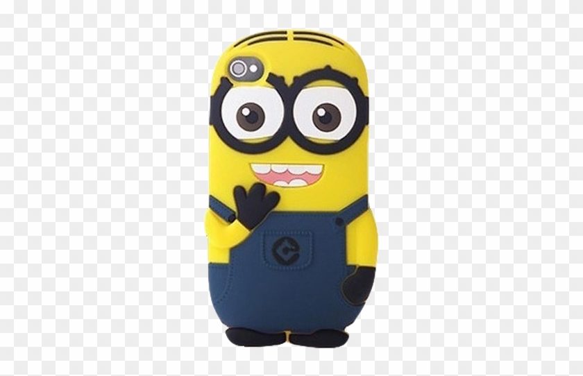 Iphone 5/5s Minion 3d Soft Cartoon Case - Brand Iphone 6 4 7 Dark Blue Color Despicable Me Ii #548525