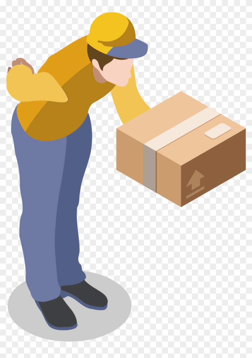 Courier Parcel Clip Art - Courier Png #548527