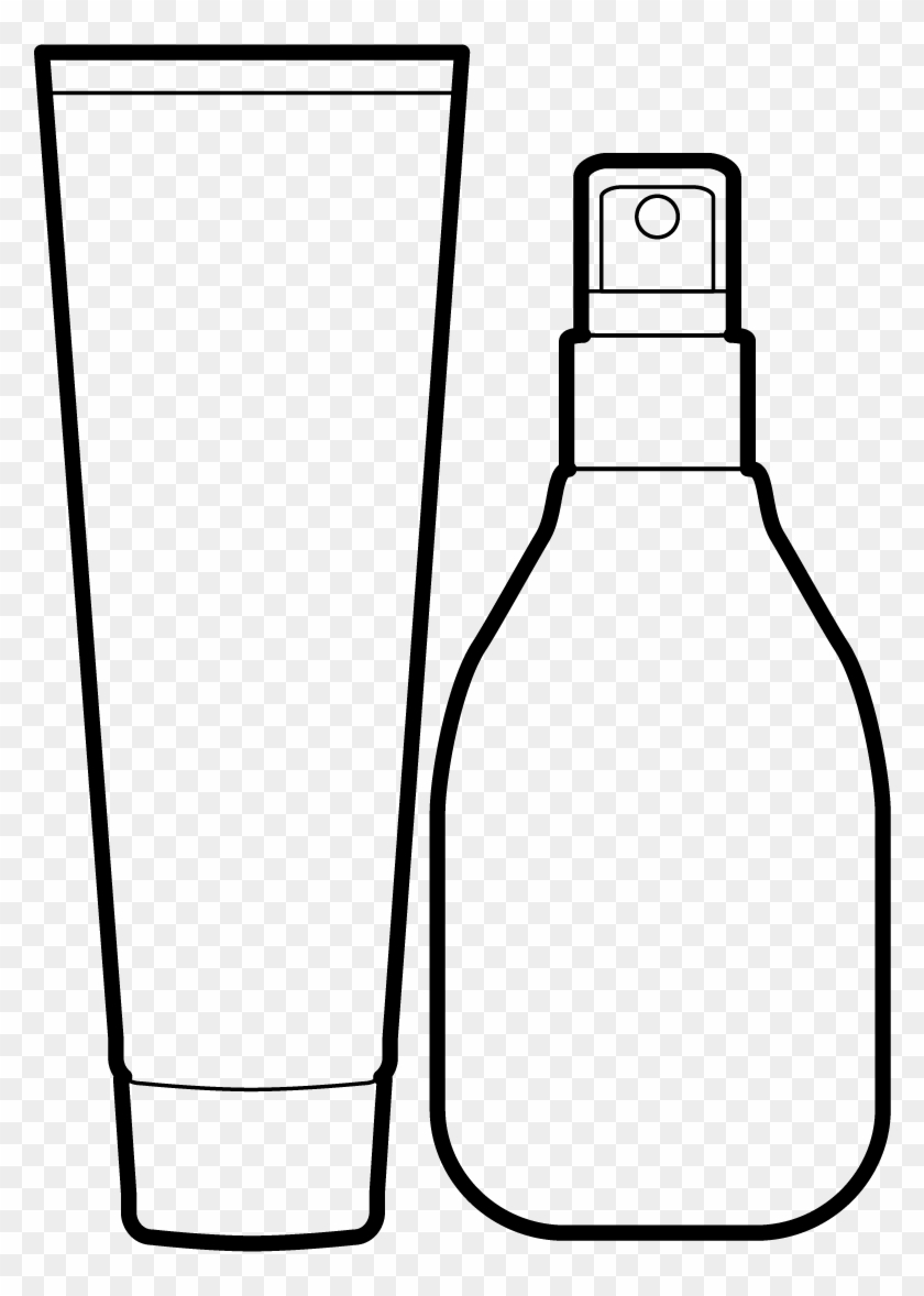 Full Range - Skin Care Bottle Drawing #548556