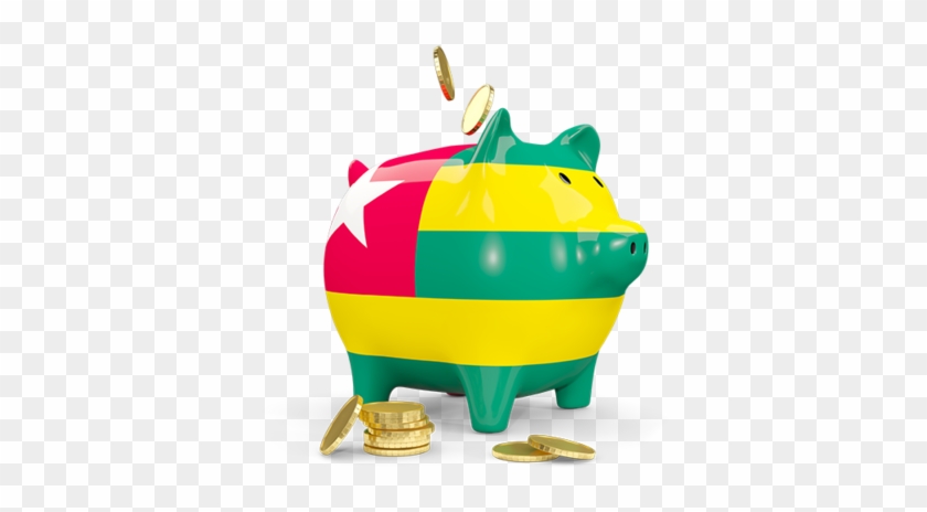Illustration Of Flag Of Togo - Piggy Bank #548654