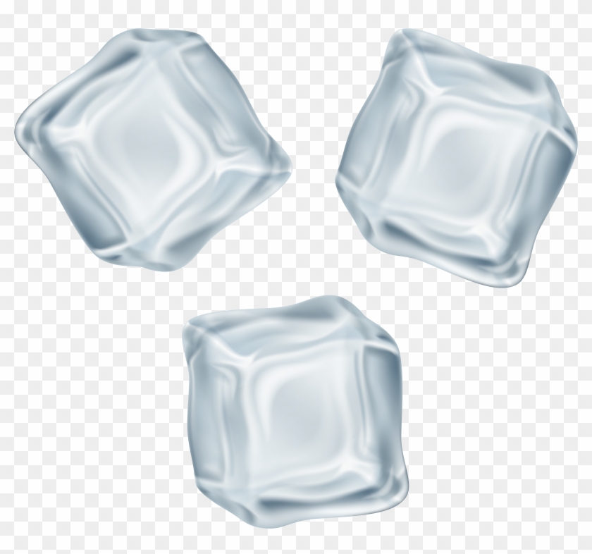 Large Ice Cubes Png Clip Art - Portable Network Graphics #548737