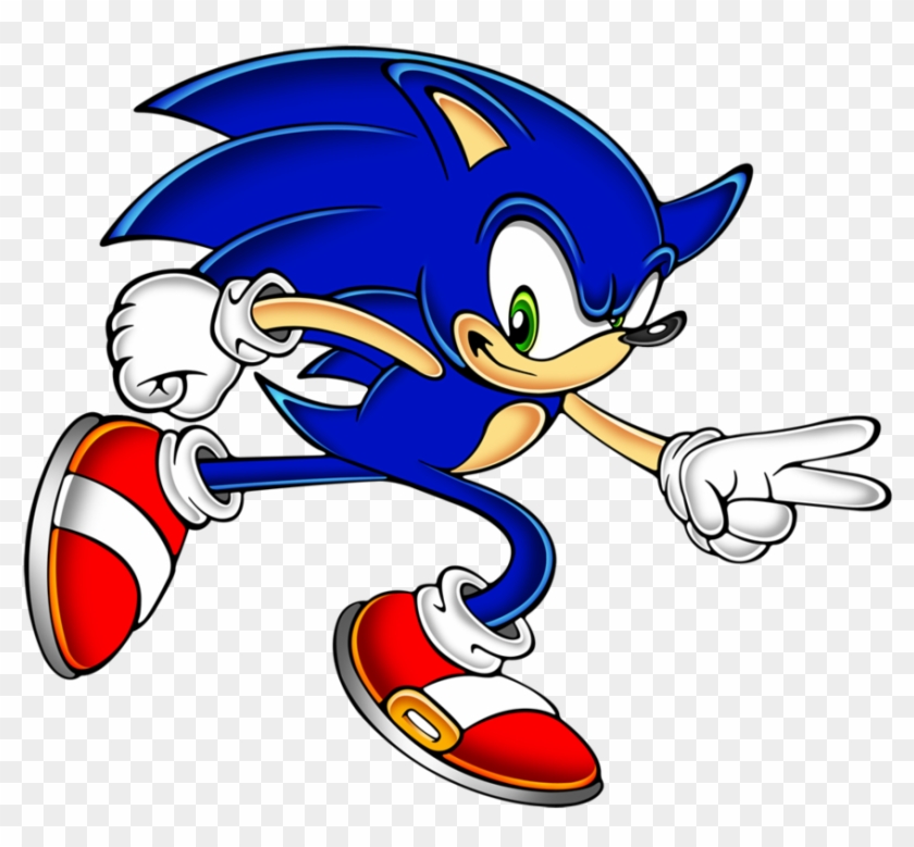 Sonic Run Sa Style By Megax88 - Sonic The Hedgehog #548811