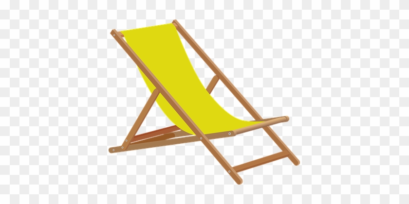 Beach Beach Chair Canvas Chair Deck Chair - Beach Clipart #548905