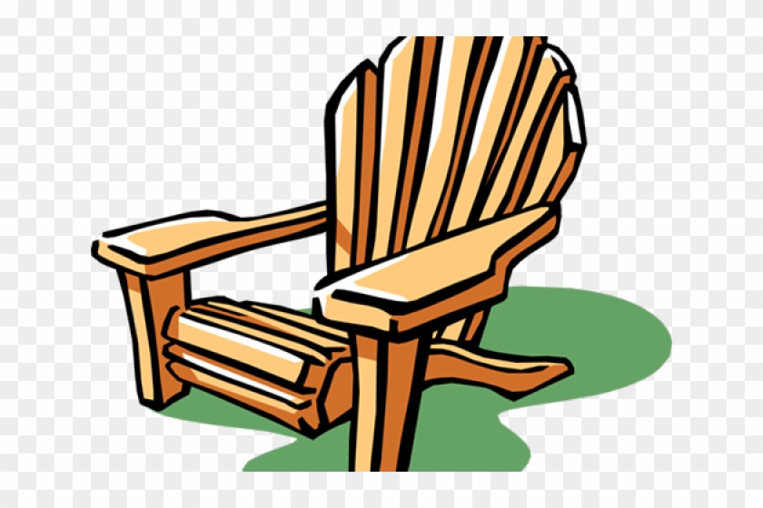 Deck Clipart Lawn Chair - Cartoon Wooden Chair #548929