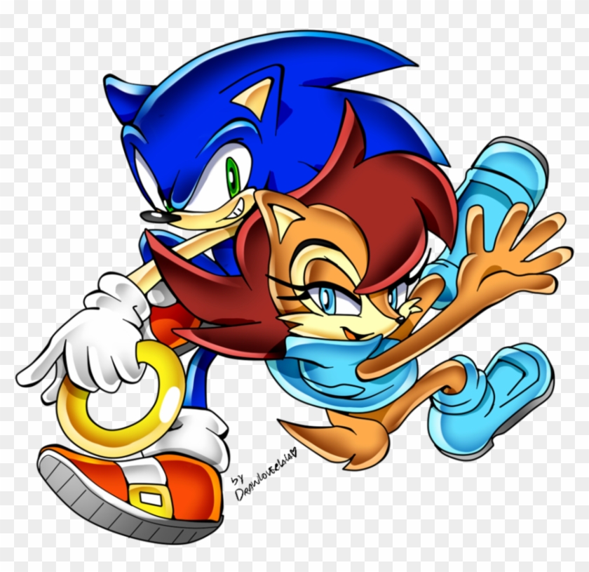 Liked The Sonic Amy Pairing Sega Seems Content To Poke - Sonic And Sally #549098